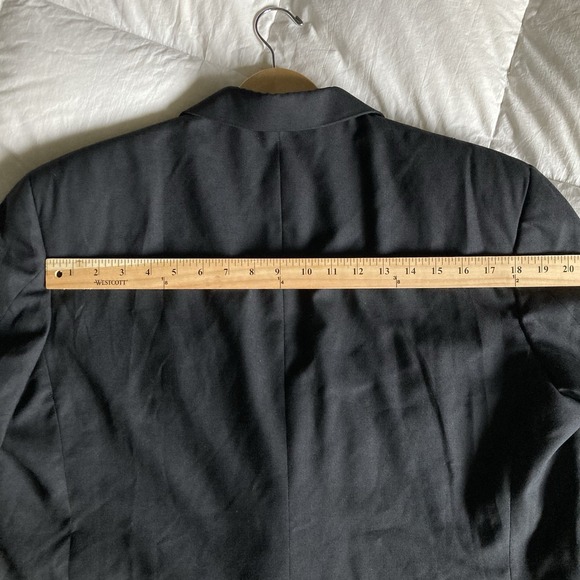 Vtg USA Brooks Brothers Wool Tuxedo Dinner Jacket Men's 44R Black Satin Lapel - Picture 16 of 16